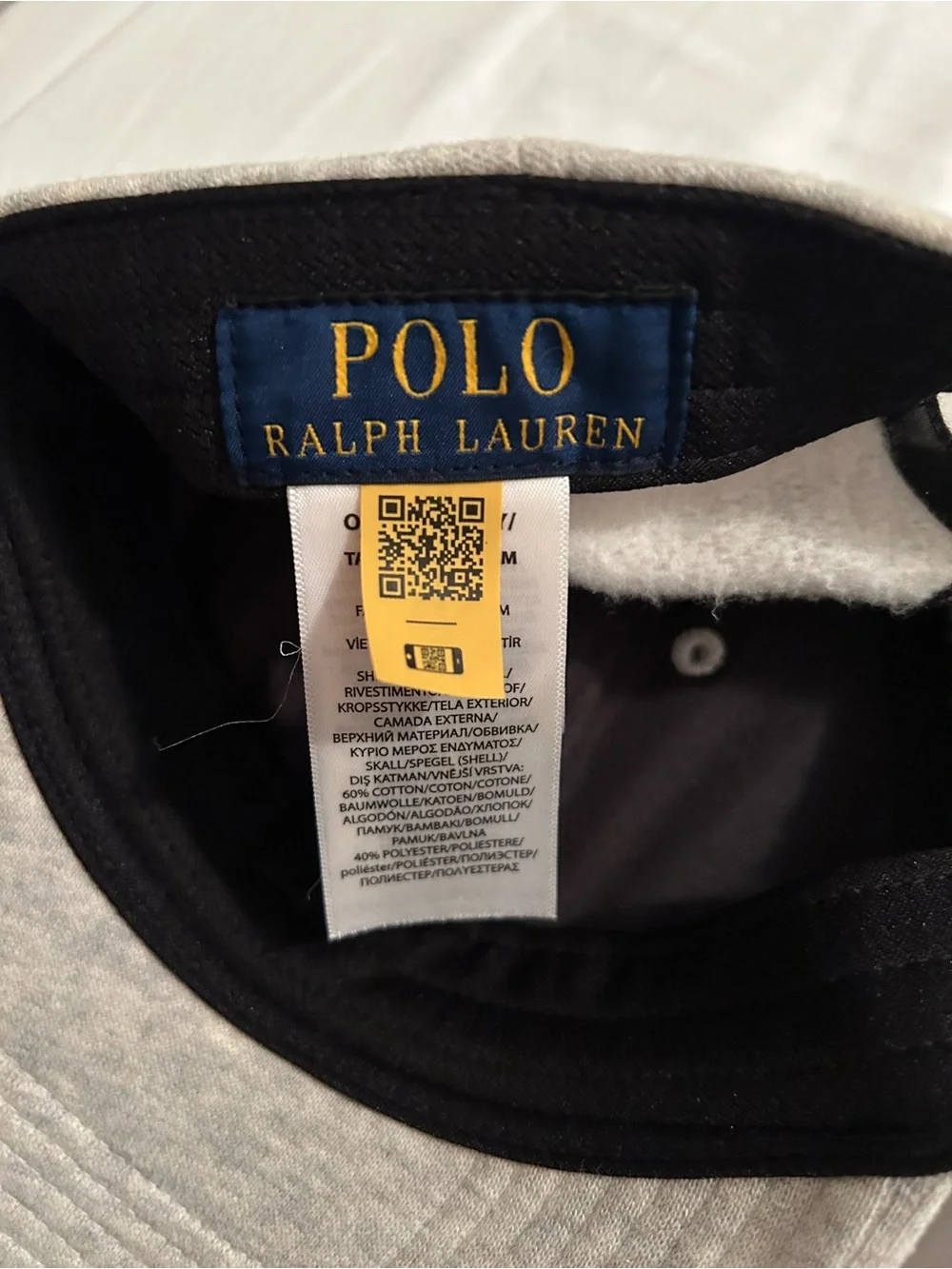 Ralph Lauren Polo Double Knit Jacquard Ball Cap Baseball Hat